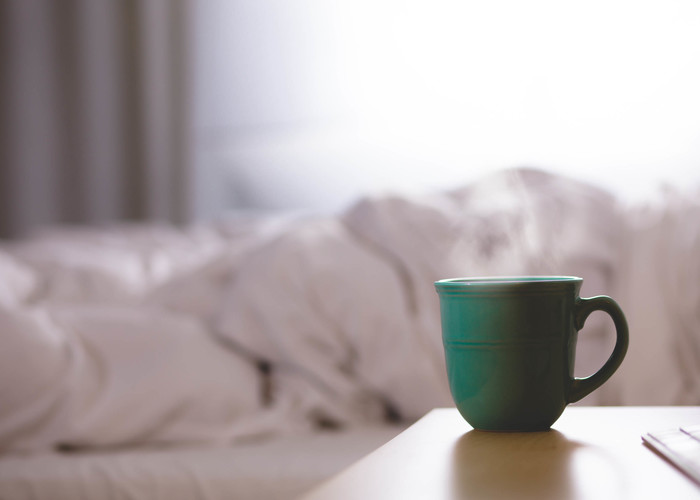 Wysypiaj się Large coffee cup bed bedroom